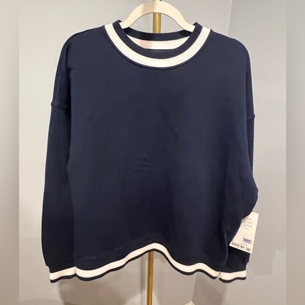 NWT Lululemon Perfectly Oversized Ringer Crew
